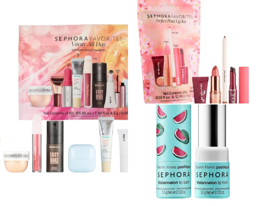 Sephora product cover photo collage