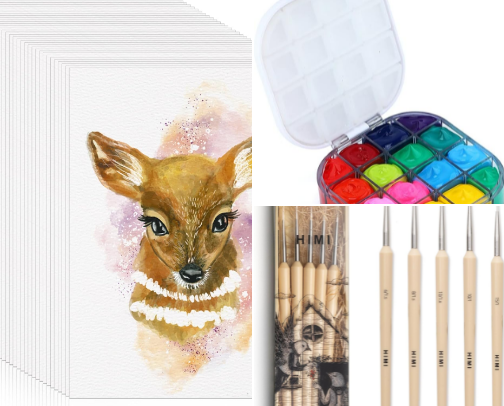 Tiny Artist Starter Kit cover photo collage