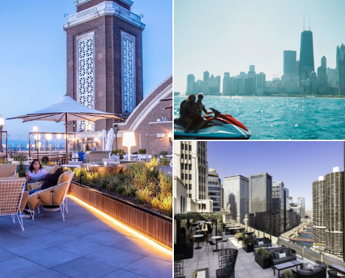 Everything Chicago- Food, Drinks, & party life cover photo collage