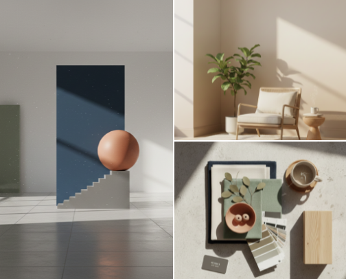 Aesthetic Color Palette Ideas for Modern Minimalist Home Decor cover photo collage