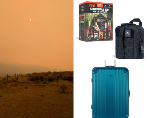 Wildfire Preparedness Go Bag cover photo collage