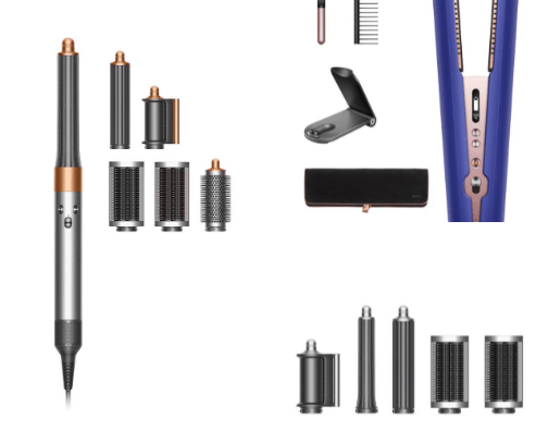Hair tools cover photo collage