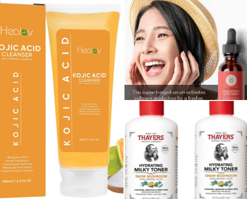 Skin/Body care items I use cover photo collage