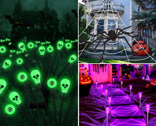 Halloween Decorations Outdoor 🎃 cover photo collage