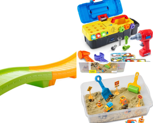 Toys that actually keep my toddler busy cover photo collage