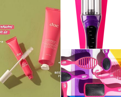 Hair products for teen girls cover photo collage
