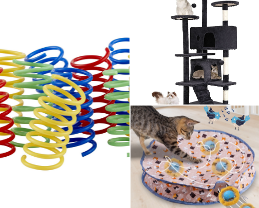 Cat Supplies cover photo collage