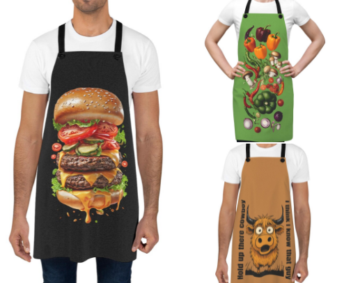 Aprons That Will Rock Your World cover photo collage