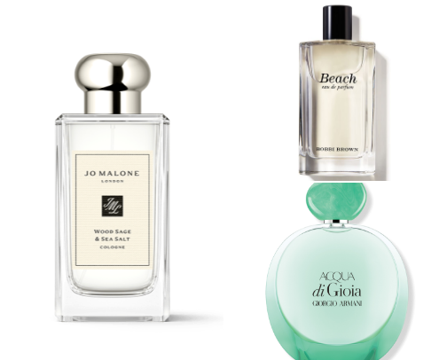 Clean scents for women cover photo collage