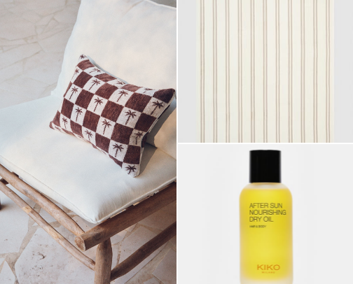 my beach bag essentials cover photo collage