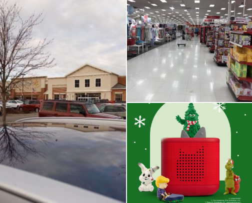 Christmas shopping for Littles cover photo collage