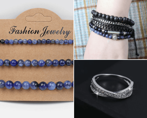 TEMU JEWELRY cover photo collage