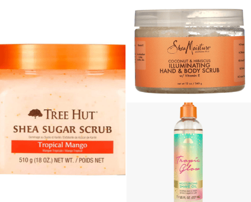 fav shower products cover photo collage