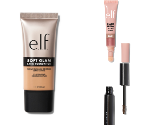 My Every-Day Makeup Products cover photo collage