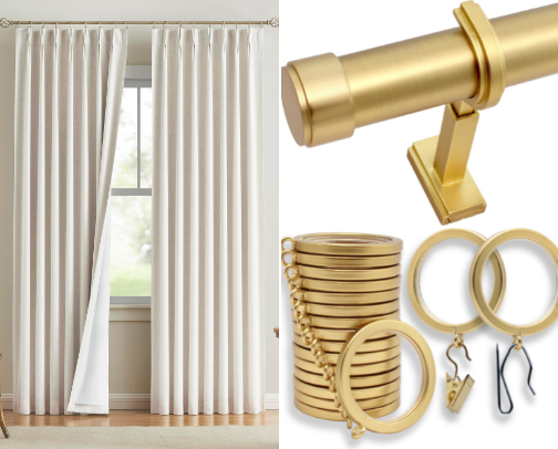 Drapes cover photo collage