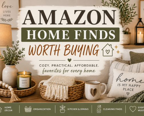 Amazon Home Finds Worth Buying cover photo collage