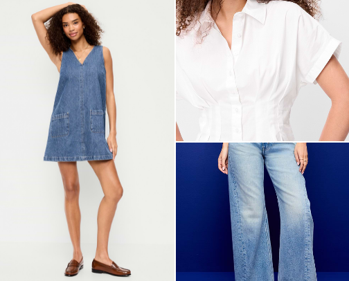 Old Navy July picks cover photo collage