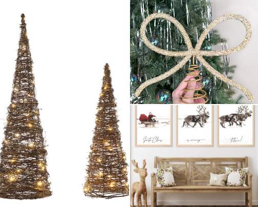 Deck the Halls - Stylish Holiday Decor under $50 (Michael's & Amazon) cover photo collage
