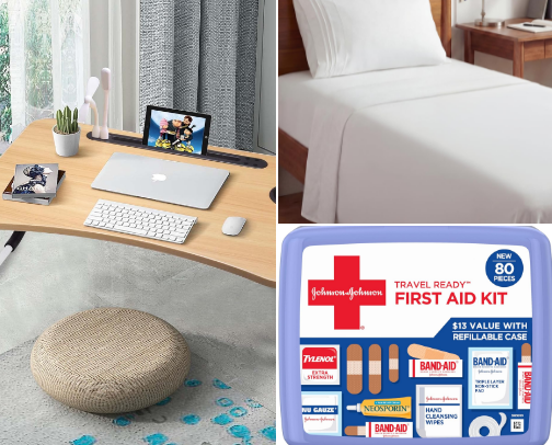 my college dorm essentials! cover photo collage