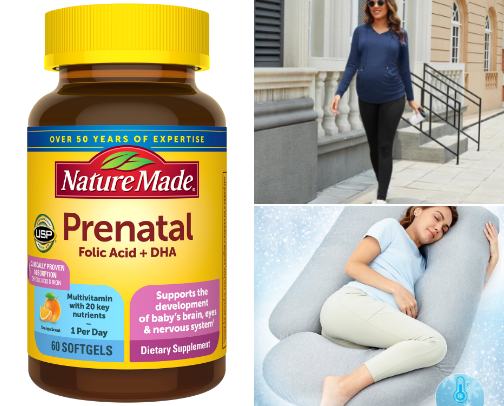 Pregnancy Essentials for Every Trimester cover photo collage