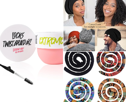 Dreadlock care accessories hair and more cover photo collage