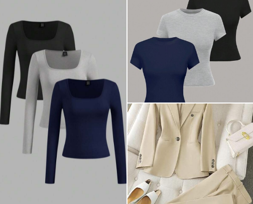 My Go-To Clothing Basics cover photo collage