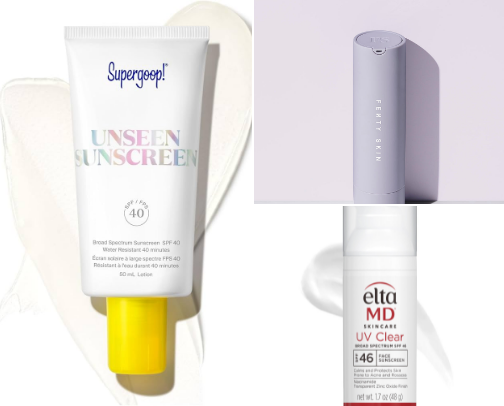 Sunscreens That Don’t Leave a White Cast (For All Skin Tones) cover photo collage