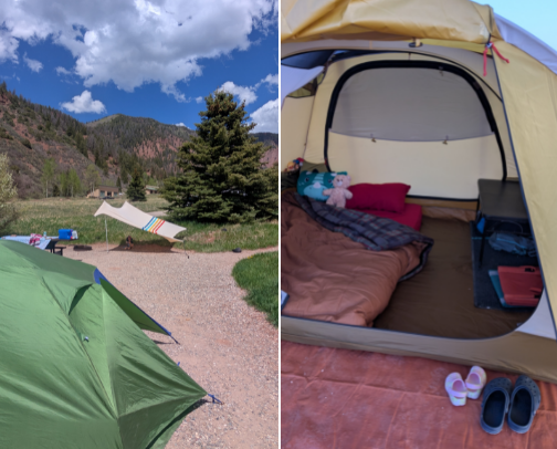 Camping Gear || Sleep, Eat & Play Outdoors (& Stay Cozy!) cover photo collage
