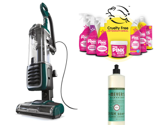 My favorite house cleaning items cover photo collage