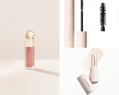 Rare Beauty favourites cover photo collage
