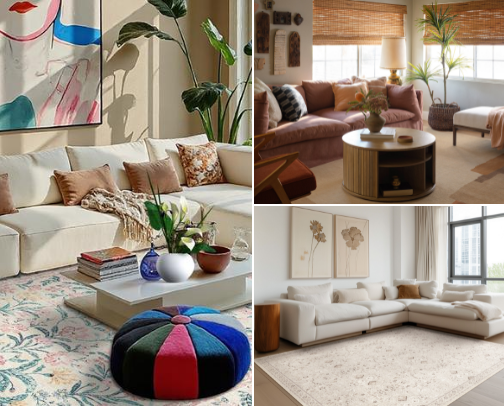 🏡 Washable Wonders – Rugs You Can Toss in the Machine cover photo collage