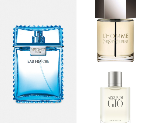 Husband Top cologne choices cover photo collage