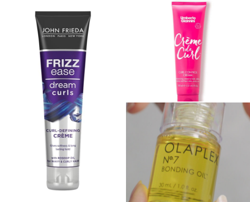 Curls Curls Curls cover photo collage