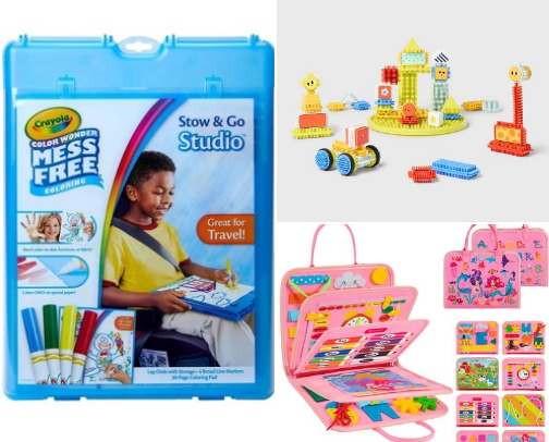 Kids Travel "keep them busy" Things cover photo collage