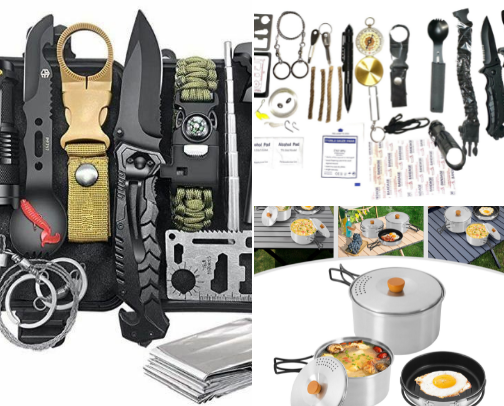 Camping Essential Needs cover photo collage