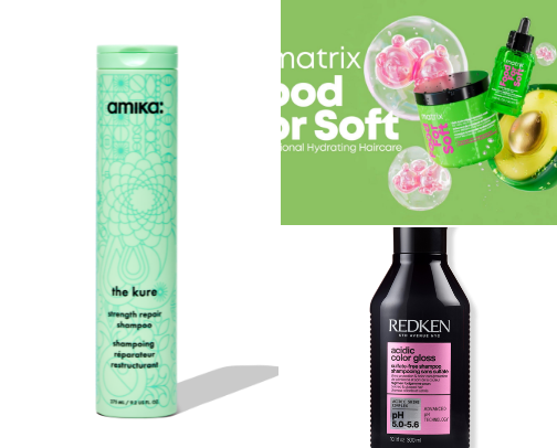 hair product recommendations from a licensed hairstylist cover photo collage