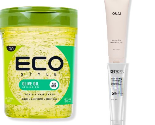 Products I love for my curly hair cover photo collage