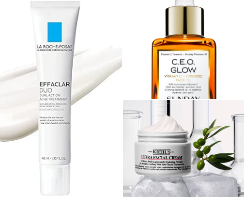 skincare🪞 cover photo collage