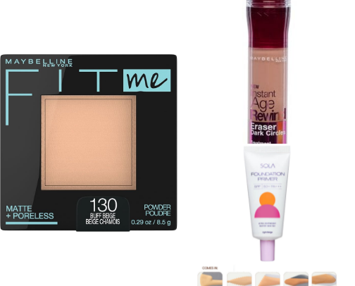My Everyday Makeup Essentials cover photo collage