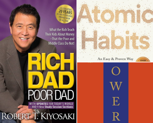 Books That Will Transform Your Mindset & Money cover photo collage