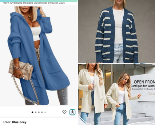 Great Long Cardigan’s for Fall cover photo collage