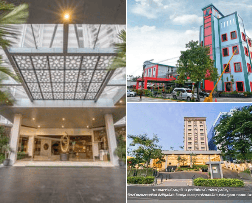 HOTEL SYARIAH INDONESIA Recommended cover photo collage