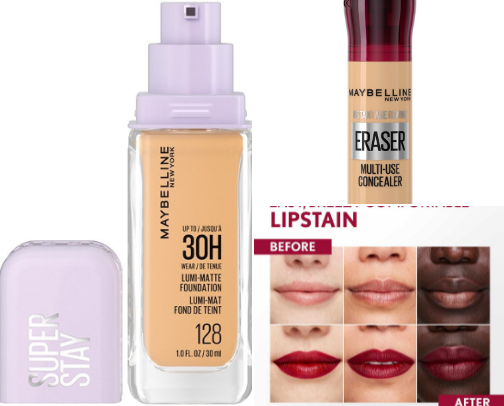Everyday affordable makeup cover photo collage