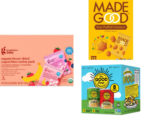 On The Go Clean Snacks cover photo collage