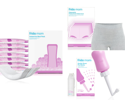 Postpartum survival guide cover photo collage