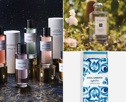 Perfumery cover photo collage