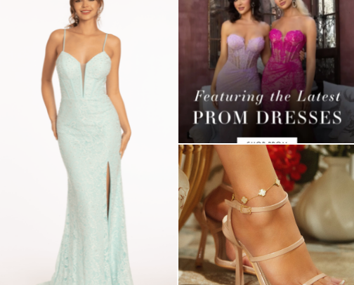 Prom Dresses cover photo collage