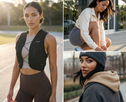 Main Character Gym Fits cover photo collage