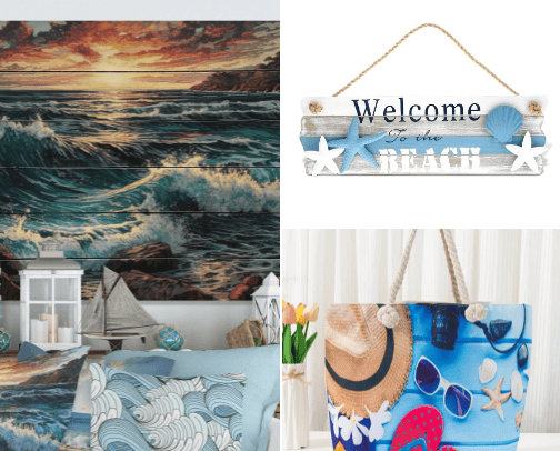 Beach Vibes! cover photo collage