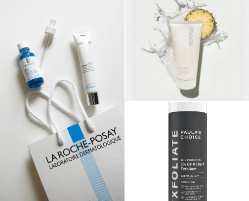everyday skincare cover photo collage